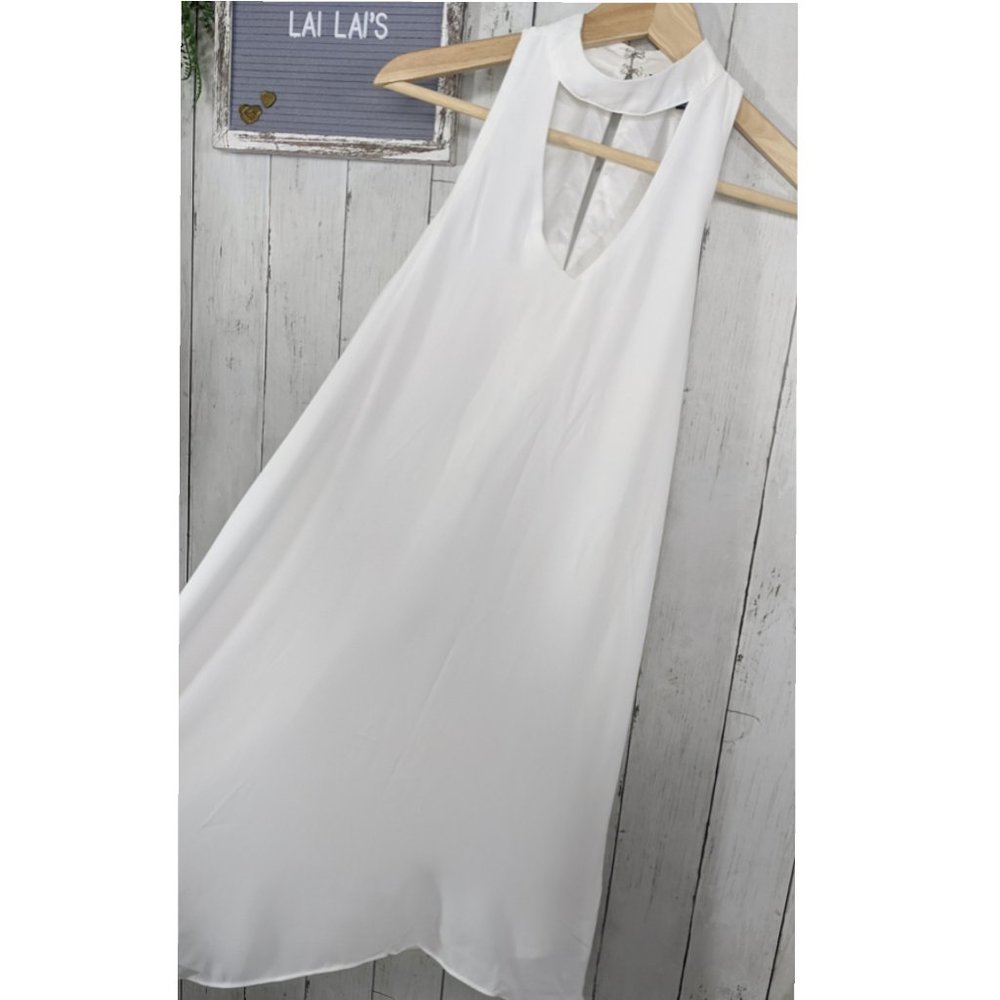 LULUS white dress, loose fit, short